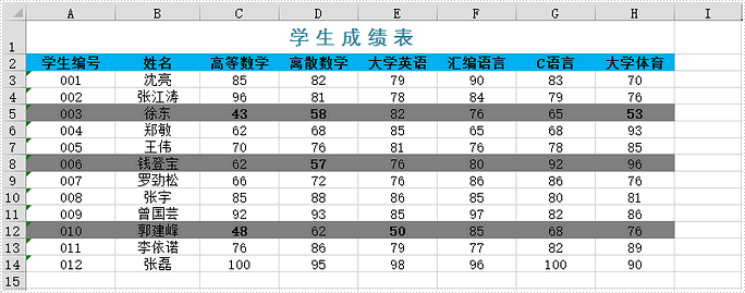 Excel .NET組件Spire.XLS教程：在 Excel 中設置條件格式