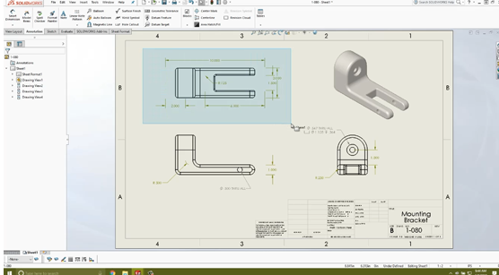 如何為多個項目復(fù)制SOLIDWORKS工程圖