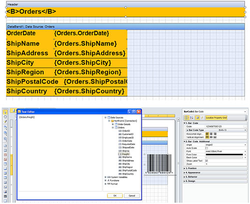 Stimulsoft Reports.Wpf,報(bào)表檢測(cè)器,數(shù)據(jù)源,訂單,修復(fù)報(bào)表