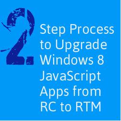 如何將WIN8 JavaScript應用從RC版升級到RTM版